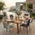 M&M Vrtni stol SOLLER 65x55x88 bel aluminij Homms