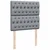 VIDAXL Box spring postelja z vzmetnico svetlo siv 100x200 cm blago
