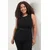 Trendyol Curve Ženska bluza Tbbss25Af00109, Crna