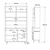 Hanah Home Višenamenska komoda RE7-SA, 120 x205 x35.5 cm, Hrast