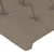 Uzglavlje taupe 180x7x118/128 cm tkanina