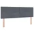 vidaXL Postelja boxspring z vzmetnico Temno siva 140 x 200 cm Žamet