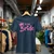 Camiseta Majica sa štampanim printom Cam 244, Ženska, Teget