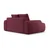 Bordo rdeča sedežna garnitura 175 cm Linz – Cosmopolitan Design