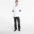 Mikina FRED PERRY Tipped Sleeve Collared Sweat Snow White L