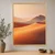 WallXpert uramljena slika na platnu Cc-D-Ah-1007, pustinjske dine u zalasku sunca, 45 x 60 cm