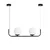 Conceptum Hypnose Luster Faruk-13710, 20-110cm, 2xE14 , Crni