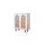 Hanah Home Komoda Bohem, 90x105x41 cm, Bela