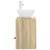 Umivaonik s policom Hrast sonoma 49,5 x 41 x 64,5 cm