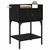 Noćni ormarić s ladicama 2 pcs Crni hrast 40 x 29 x 60 cm