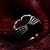 Prstan Zombie Heart Head - SS8-1062R