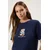 Trendyol Milla Ženska majica TWOSS25TS00088, Tamnoplava