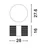 VALENTIN STOLNA LAMPA  LED/3000K/14W/786Lm/BRASS GOLD