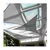 ModernHome Trouglasto jedro, 3x3x3m, Sivo