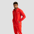 GymBeam Muška dukserica Zip Up Limitless Hot Red