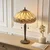 Endon 112184 - Stona lampa Tiffany HUTCHINSON 2xE27/10W/230V prečnik 40 cm
