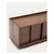Rjava TV omarica v orehovem dekorju 200x47x40 cm Onix – Kave Home