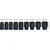 Komplet PRO Impact Socket Set, 1/4 palca, standardni, 9-delni