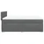 Vidaxl Box spring posteljni z vzmetnico temno siv 140x190 cm blago