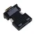 FAST ASIA Adapter - konvertor HDMI (F) - VGA (M) plug in crni