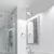 Rabalux Zidna lampa Blas, LED 5W, 9x9cm, Hrom