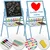 shumee Ricokids magnetna vrtljiva tabla za pisanje krede - modra