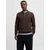JACK & JONES Pulover JJEEmil temno rjava