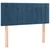 Vidaxl Box spring postelja z vzmetnico temno modra 90x200 cm žamet