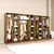 Hanah Home Ormar Kardelen 1600-124, 340x180x51,8 cm, , Braon