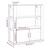 Komoda siva boja betona 80x30x90 cm od konstruiranog drva