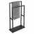 WENKO 26056100 - Stalak za peškire RIVALTA 46x80 cm nerđajući čelik/crna