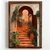 WallXpert uramljena MDF slika NAL183-46, terakota stepenice pod lukom obrasle zelenilom, 35,5 x 47 cm