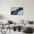 Canvas Slika na platnu Zlatna linija 125x75cm, Sa ramom, Crni