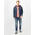 JACK & JONES Majica Paulos, rdeča, modra