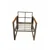 HANAH HOME Baštenska garnitura Fatsa 2+1+1 Grey