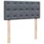 vidaXL Box spring postelja z vzmetnico temno siv 90x190 cm žamet