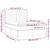 Vidaxl Box spring postelja z vzmetnico LED temno modra 140x190cm žamet