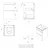 SITIA 2 predala Vanity Unit 46,4x70x44,2cm, hrast Alabama - Rjava - 46,4x70x44,1 cm - Sapho - SITIA - 24 - MDF/laminat - 464 - 700 - 441 - 14
