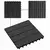 Pločice za decking 22 pcs Crna 30 x 30 cm Drvoplastična smjesa