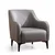 Atelier del Sofa Fotelja Belissimo 94x87x77cm Siva