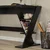 Hanah Home Radni sto Lungo, 140x73x60 cm, Crni