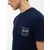 Tommy Jeans Majica SIGN FLAG mornarska/bela
