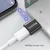 OTG adapter Yesido GS09 USB-A v USB-C 5Gbps, Plug and Play - črn