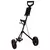 vidaXL Golf voziček Črna 66 x 65 x 112 cm elezo