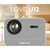 BYINTEK LOVE U12 prenosni LED projektor, bel