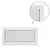 Prozor za podrum RISOR 120 x 60 cm PVC i staklo Bijela