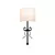 Opviq Zidna lampa E27 Socket, Belo-Crna