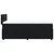Vidaxl Box spring postelja z vzmetnico črn 90x190 cm žamet