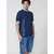 KOROSHI Majica marine/moder denim