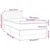 Vidaxl Box spring postelja z vzmetnico LED temno siva 90x200 cm blago